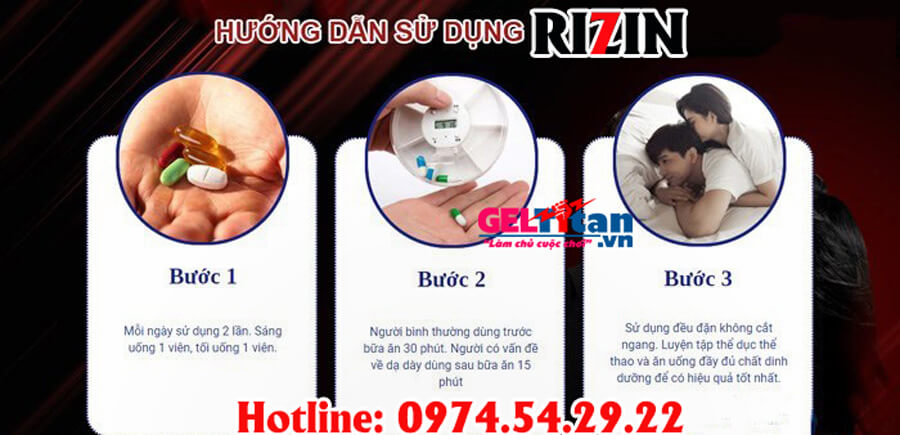 Cách dùng bổ thận Rizin để hiệu quả tối ưu nhất